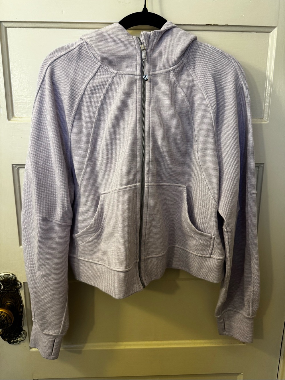 lululemon athletica scuba waffle knit Full-Zip Hoodie oversized fit